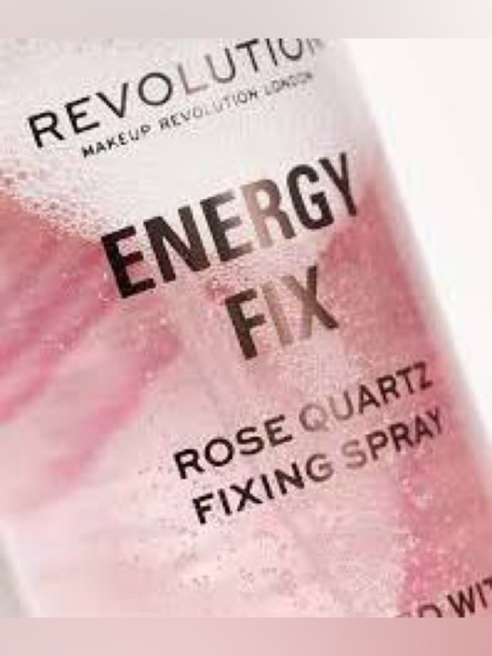 Makeup Revolution Crystal Aura Fixing Spray - Energy Fix Rose Quartz (NEW)